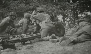 Army At War Arnhem Field Gun In Action