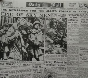 Army At War Arnhem Newspaper Epic Of Sky Men