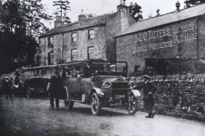 Car Charabanc Outside Tatters Garage