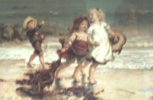 Children Playing On Beach 2