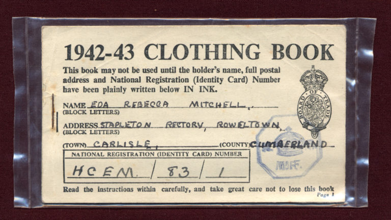 Clothing Book Front 1942 1943