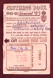 Clothing Ration Book Front 1943