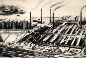 Derwent Iron And Steel Works Birds Eye View