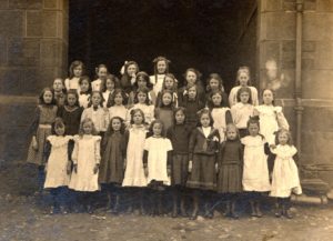 Fawcett School Group Of Pupils 1913