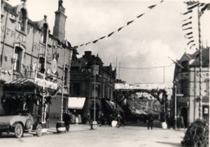 Jane Street And Central Square Decorated