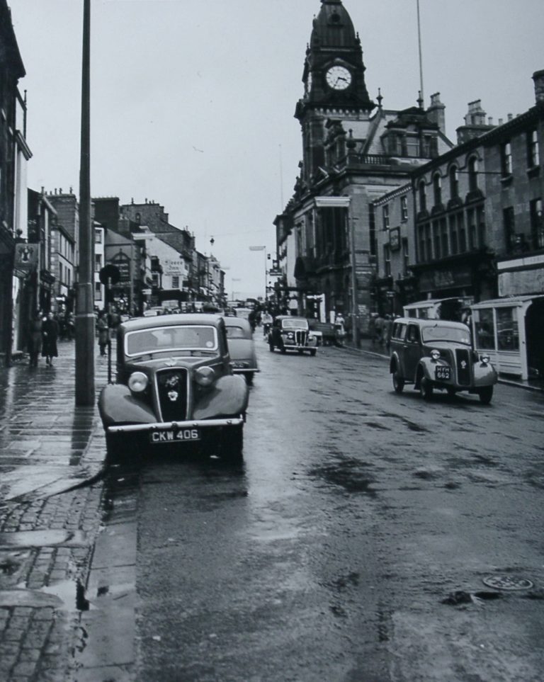 Kendal Stramongate With Cars 1940s 1950s