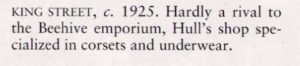 King Street Underwear Shop C 1925 HF TEXT