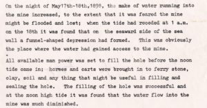 Mine Flood TEXT