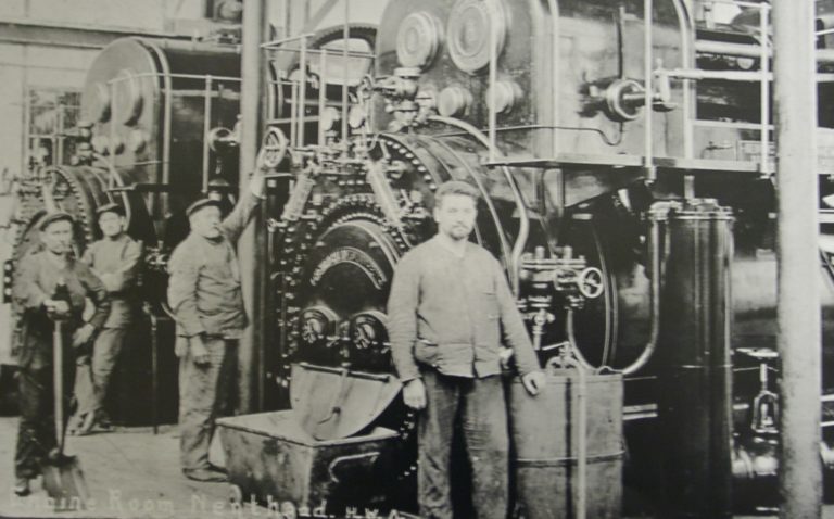 Mining Men In Engine Room