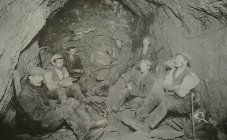 Mining Miners Resting 1904