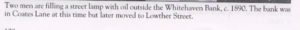 Oil Street Lamp Whitehaven 1890 TEXT
