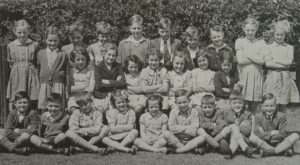 School Class Photograph 1940s