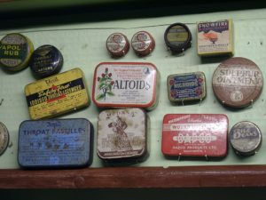 Shop Goods Chemist Tins