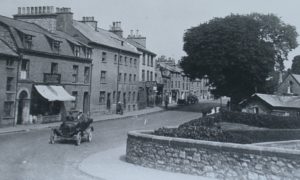 Street With Car 1910