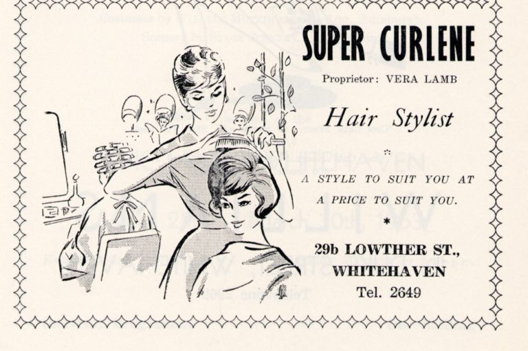 Super Curlene Hairdresser Advert 1963