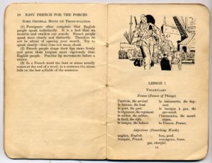 Wartime Easy French For The Forces Soldier Biggs Arriving Off The Boat