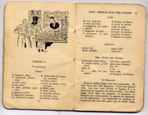 Wartime Easy French For The Forces Soldier Biggs At The Shop