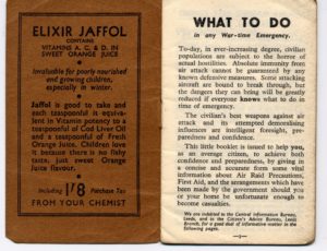 What To Do In Wartime Emergency In Front