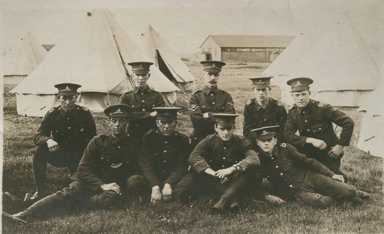World War 1 Soldiers Posed