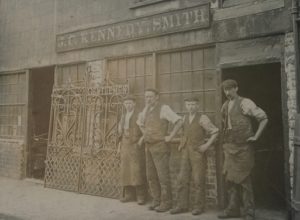 Foundry Workers With Gate