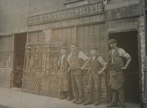 Foundry Workers With Gate